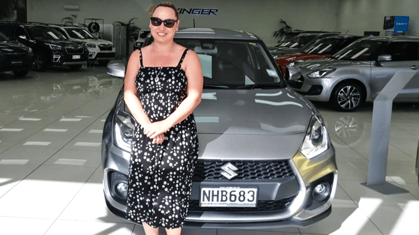 Santelle Don and her Swift Sport