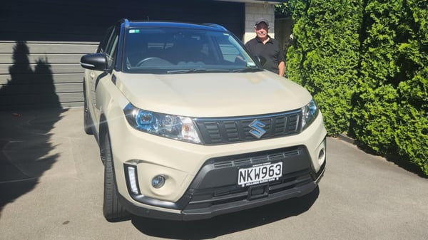 Warwick Fyfe and his Vitara